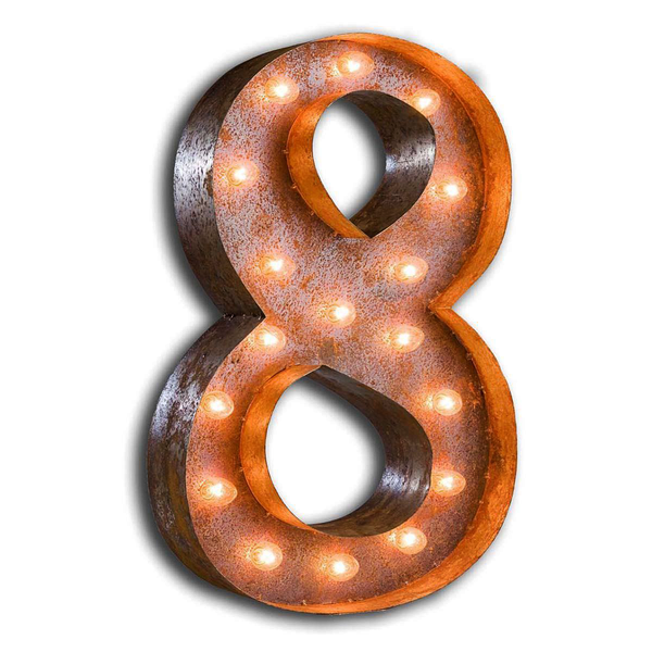 Light Up Number 8