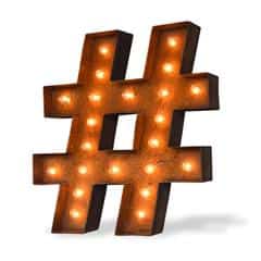 Marquee Lighted Symbols