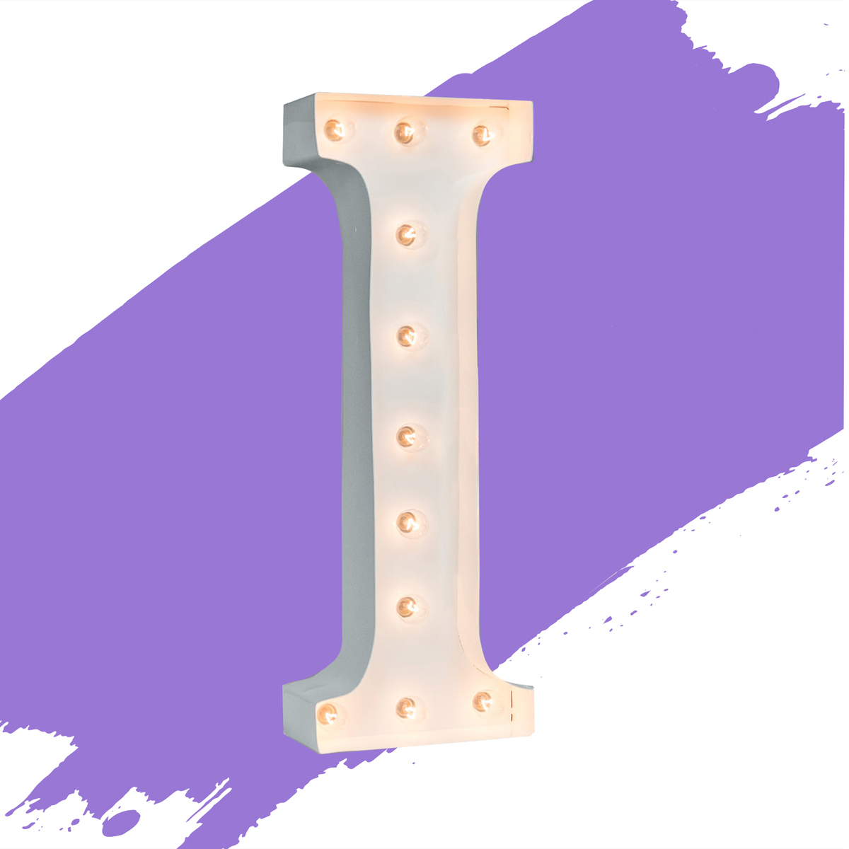 Gloss White - 24" Gloss White Letter Lights