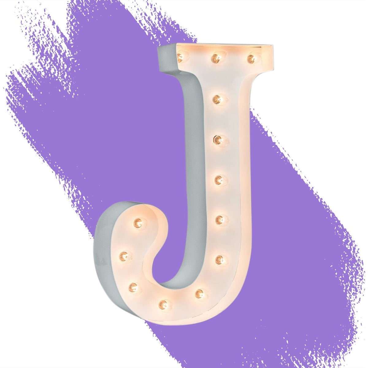 Gloss White - 24" Gloss White Letter Lights