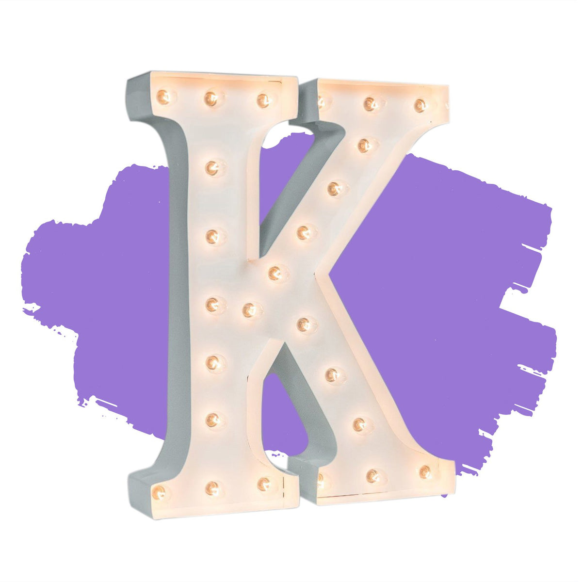 Gloss White - 24" Gloss White Letter Lights