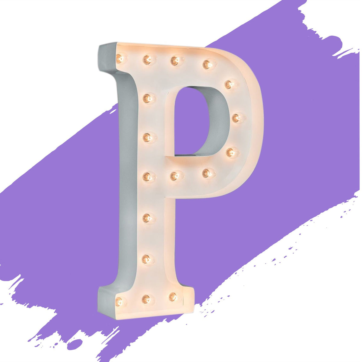 Gloss White - 24" Gloss White Letter Lights