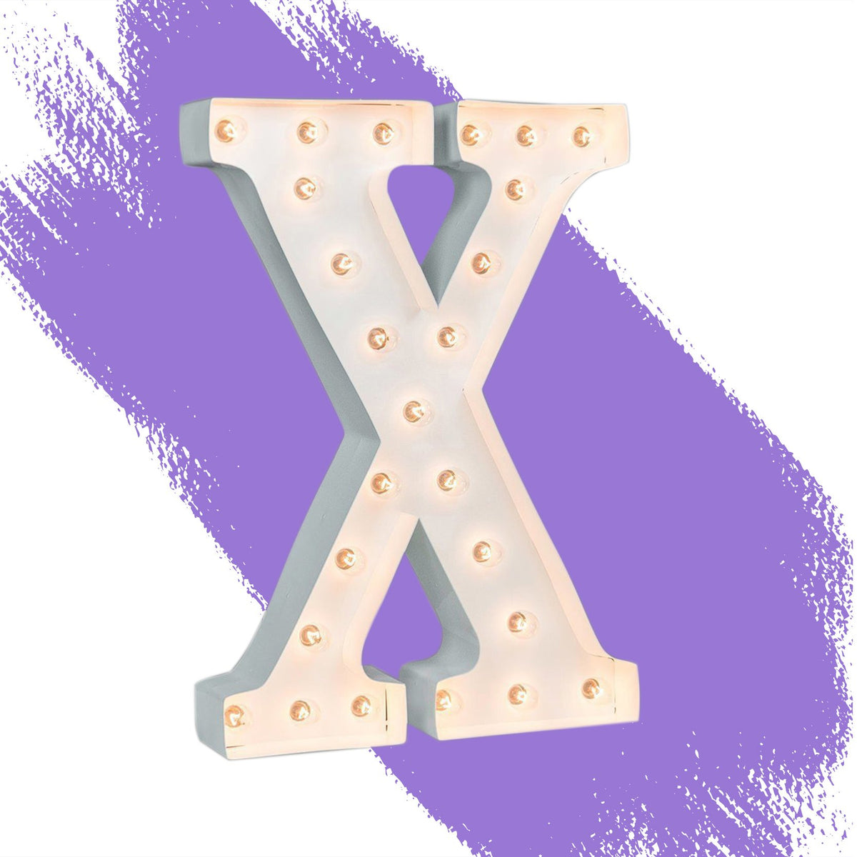 Gloss White - 24" Gloss White Letter Lights
