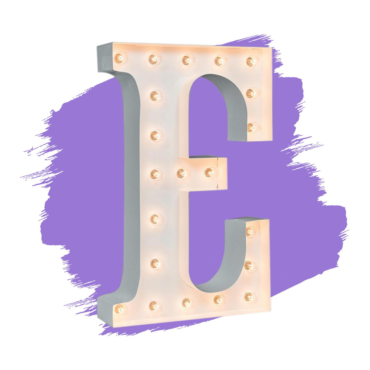 Gloss White - 24" Gloss White Letter Lights