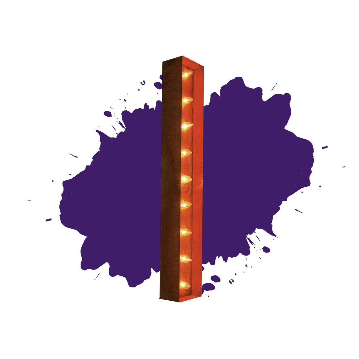 Modern Rust - 36" Large Rust Letter Lights