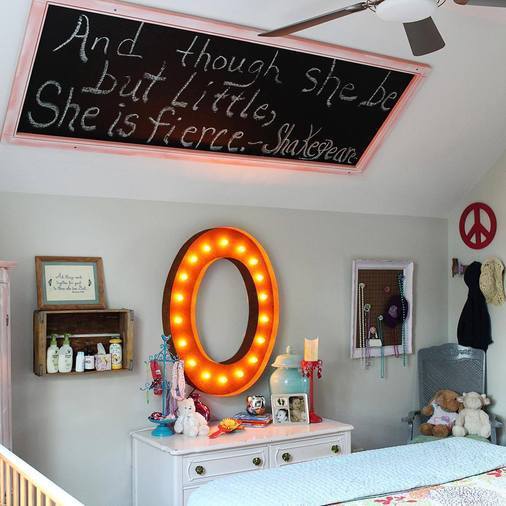 36" Large Rust Letter Lights